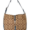 #181 Coach Clasped Bag Brown/Blue | c. 188