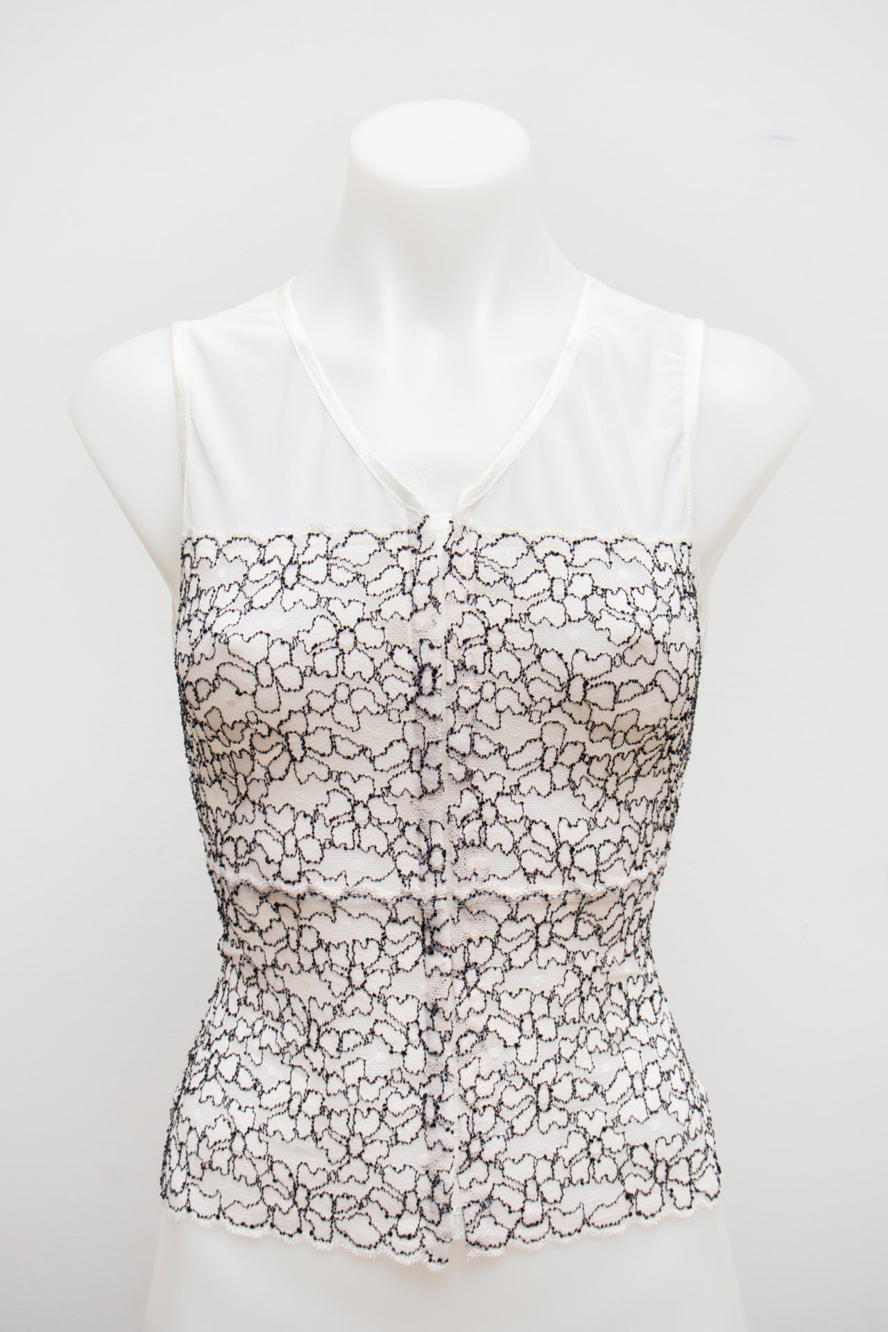 #26 Joseph Ribkoff Tank Top White | c. 178 | Size 8