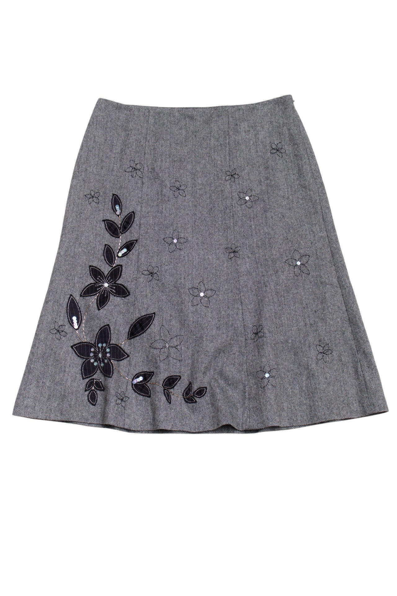 #143 Jones New York Country Skirt Gray | c. 193 | Size 8