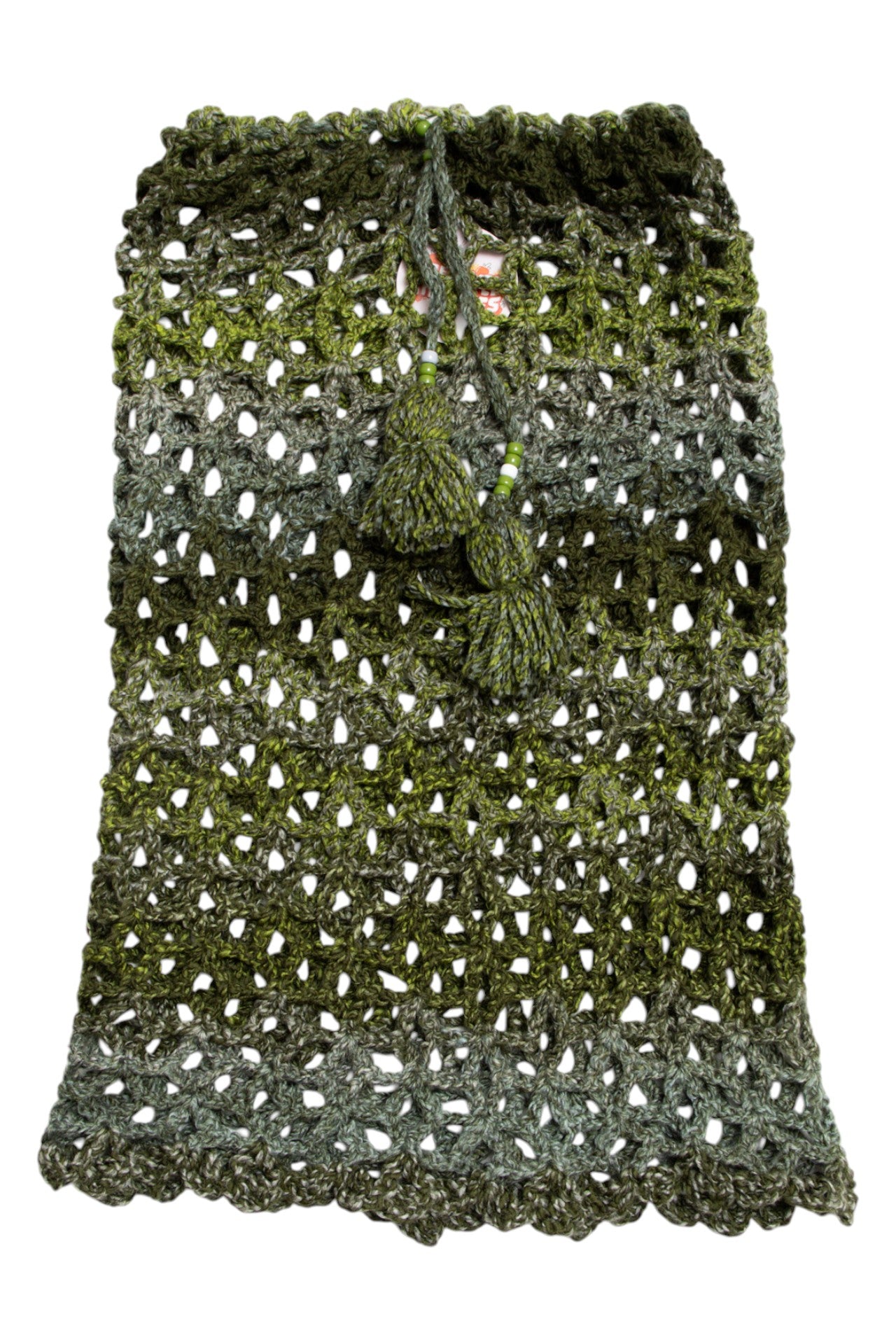 #175 Preloved Charms Skirt Green | c. | Size 8