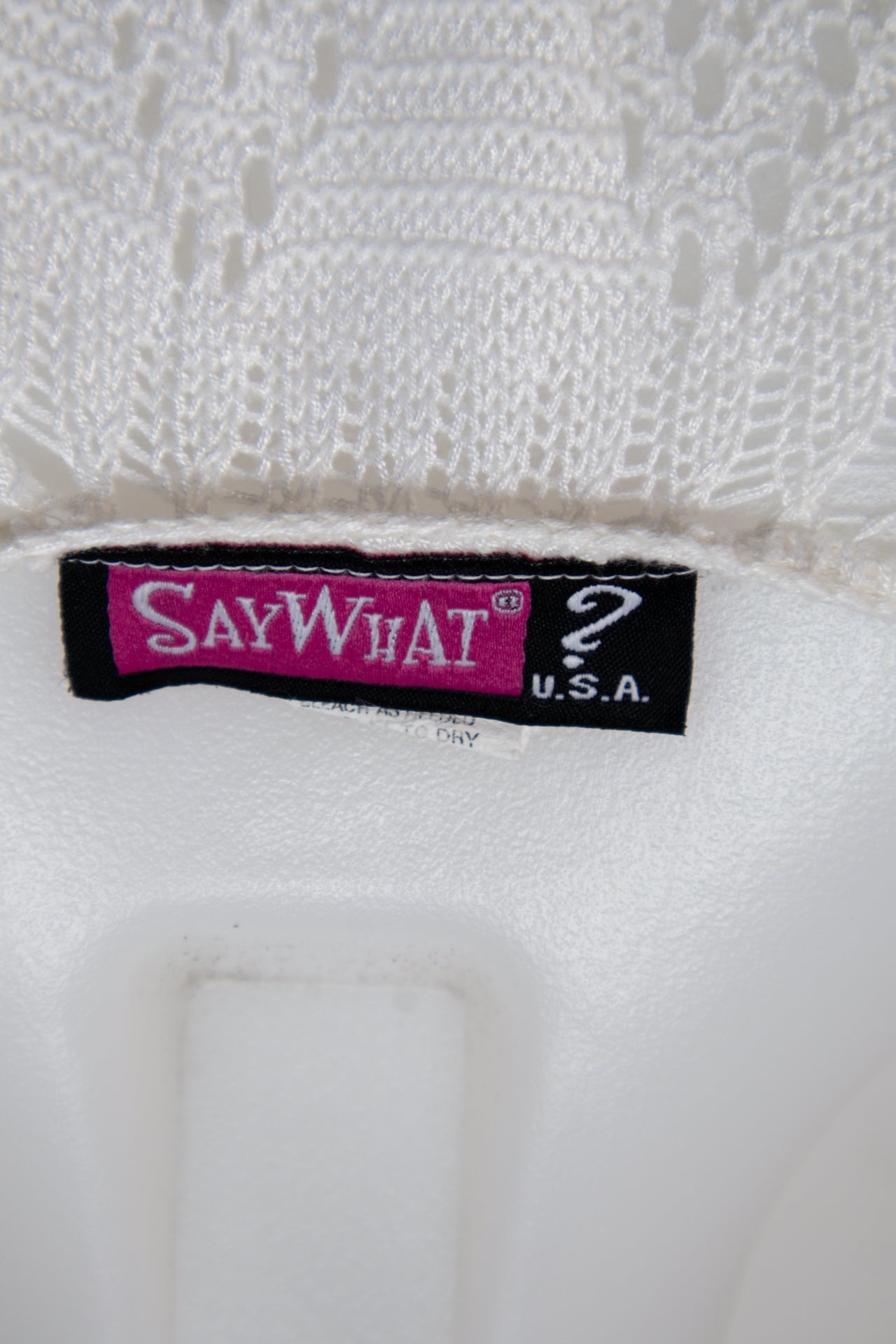 #152 Say What Cami Top White | c. 206 | Size 12