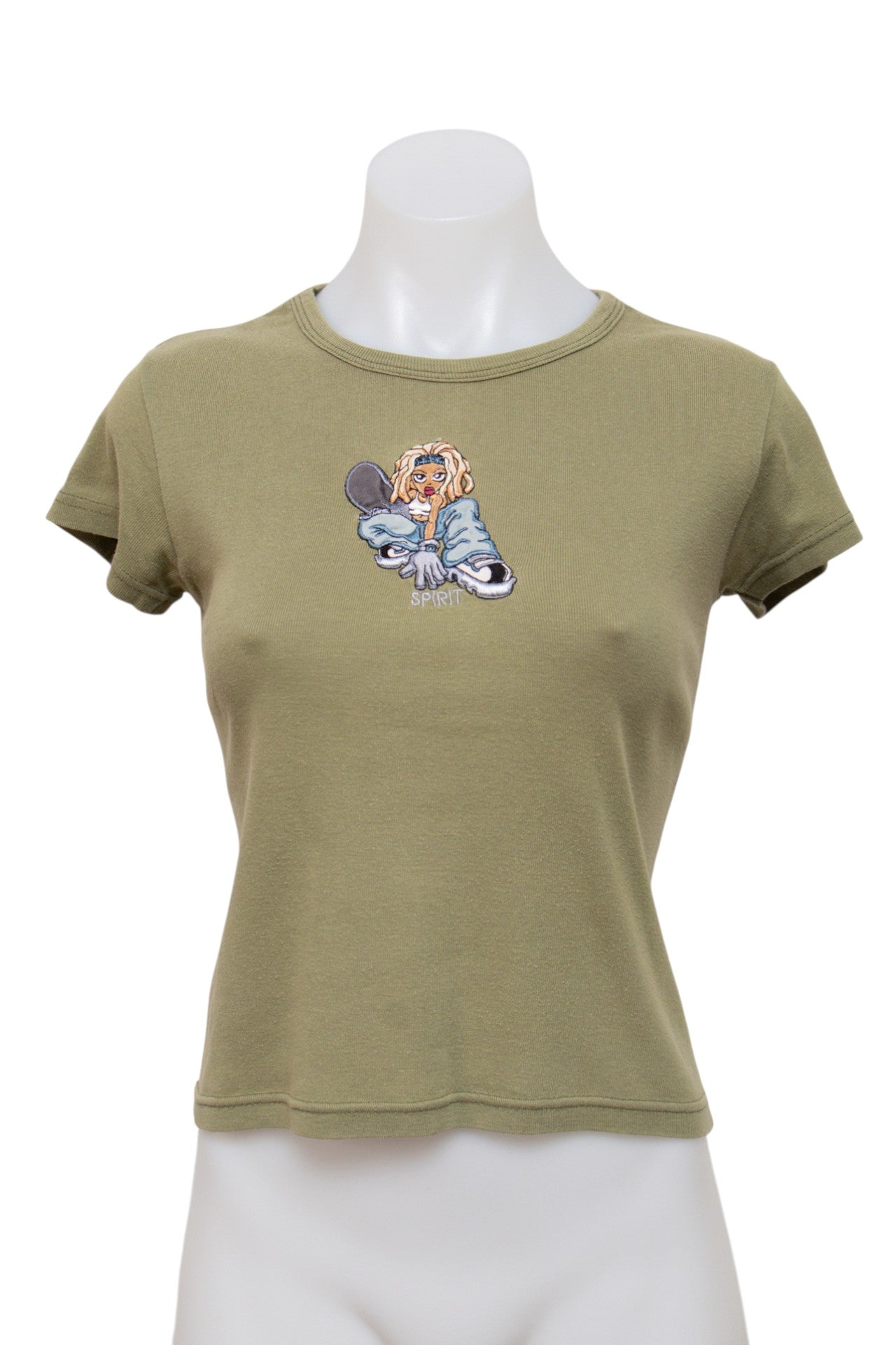 #051 Spirit Baby Tee Green | c. 211 | Size 10