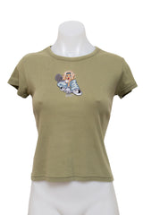 #051 Spirit Baby Tee Green | c. 211 | Size 10