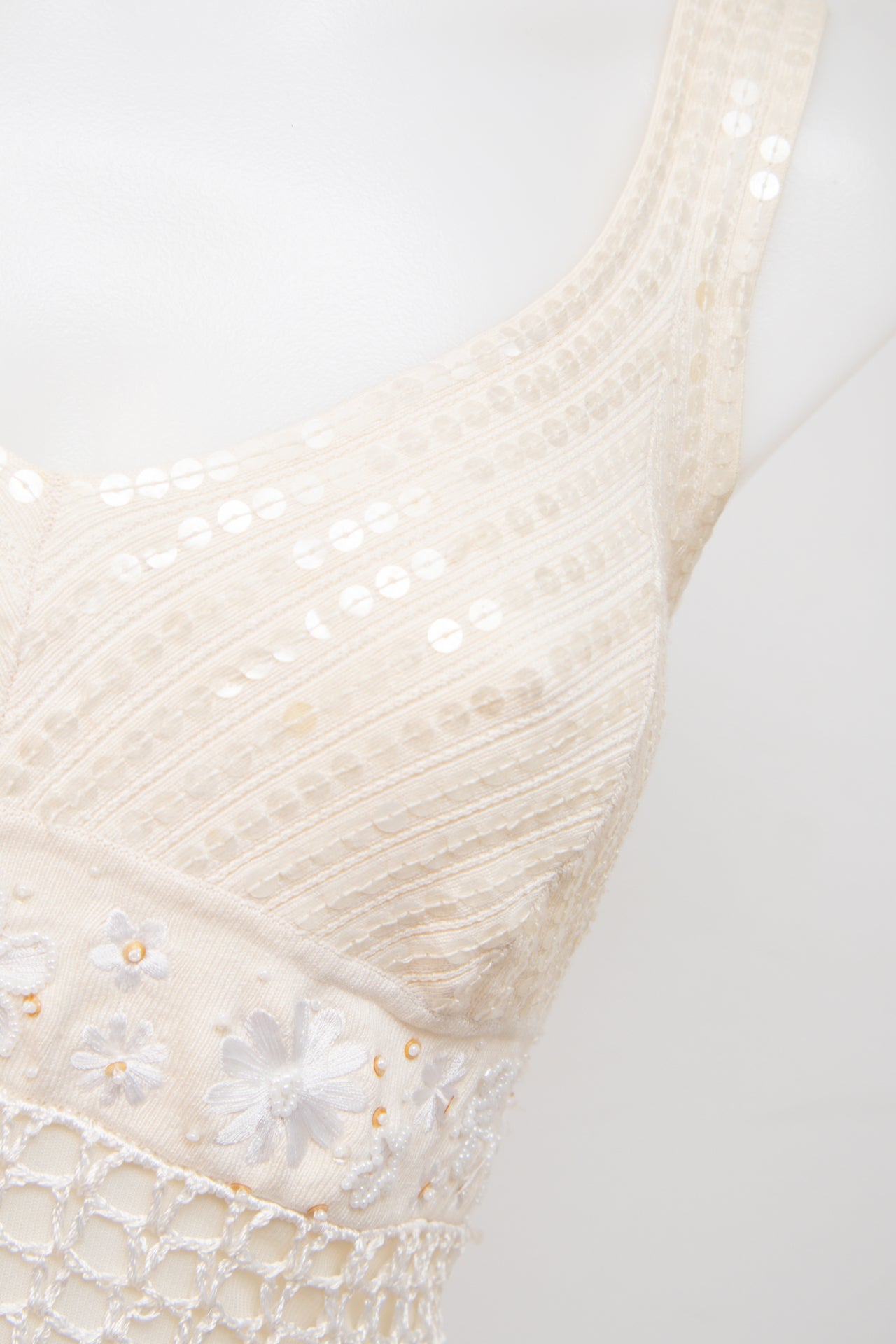 #026 Lillie Rubin Cami Top White | c. 202 | Size 10