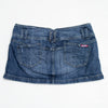 #155 Bongo Mini Skirt Blue | c. 209 | Size 12