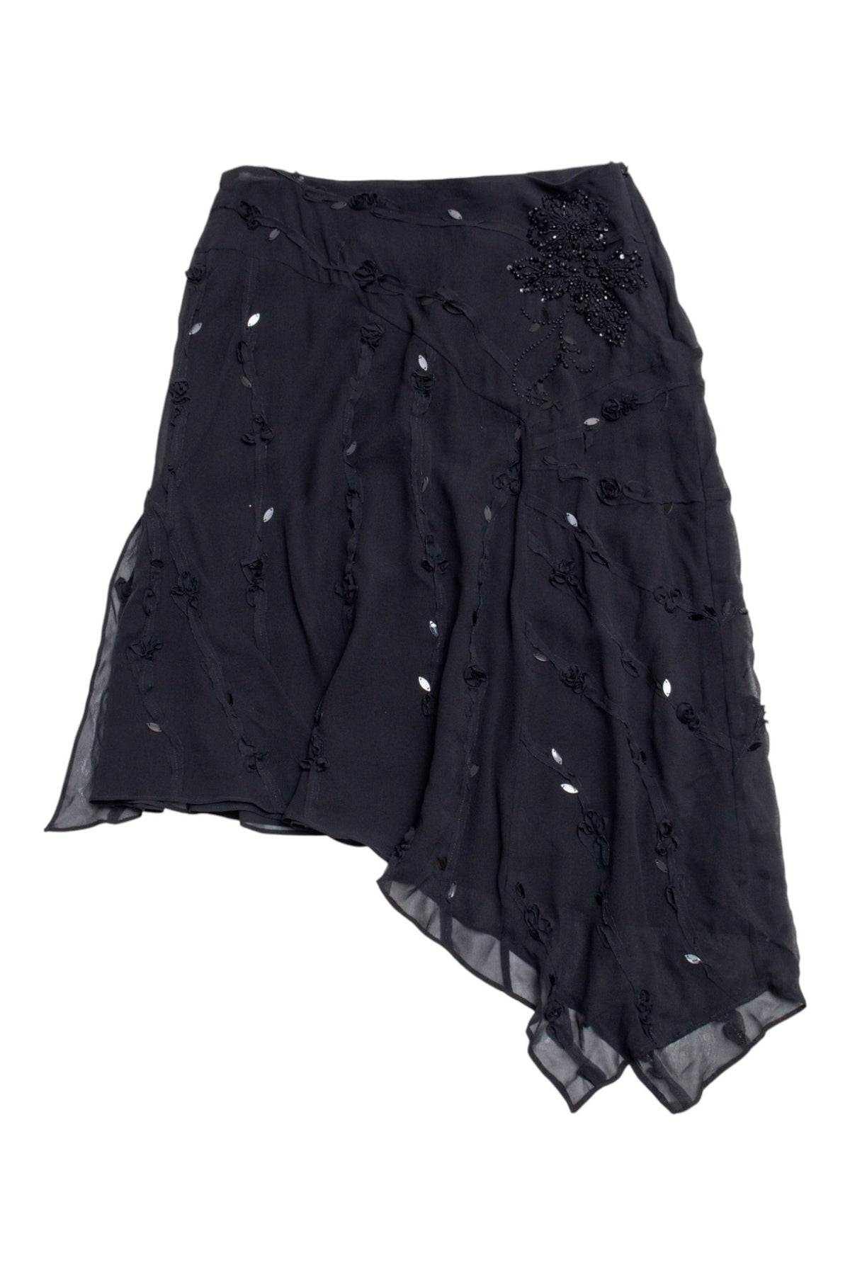 #163 Lafayette 148 New York Petite Skirt Black | c. 207 | Size 6