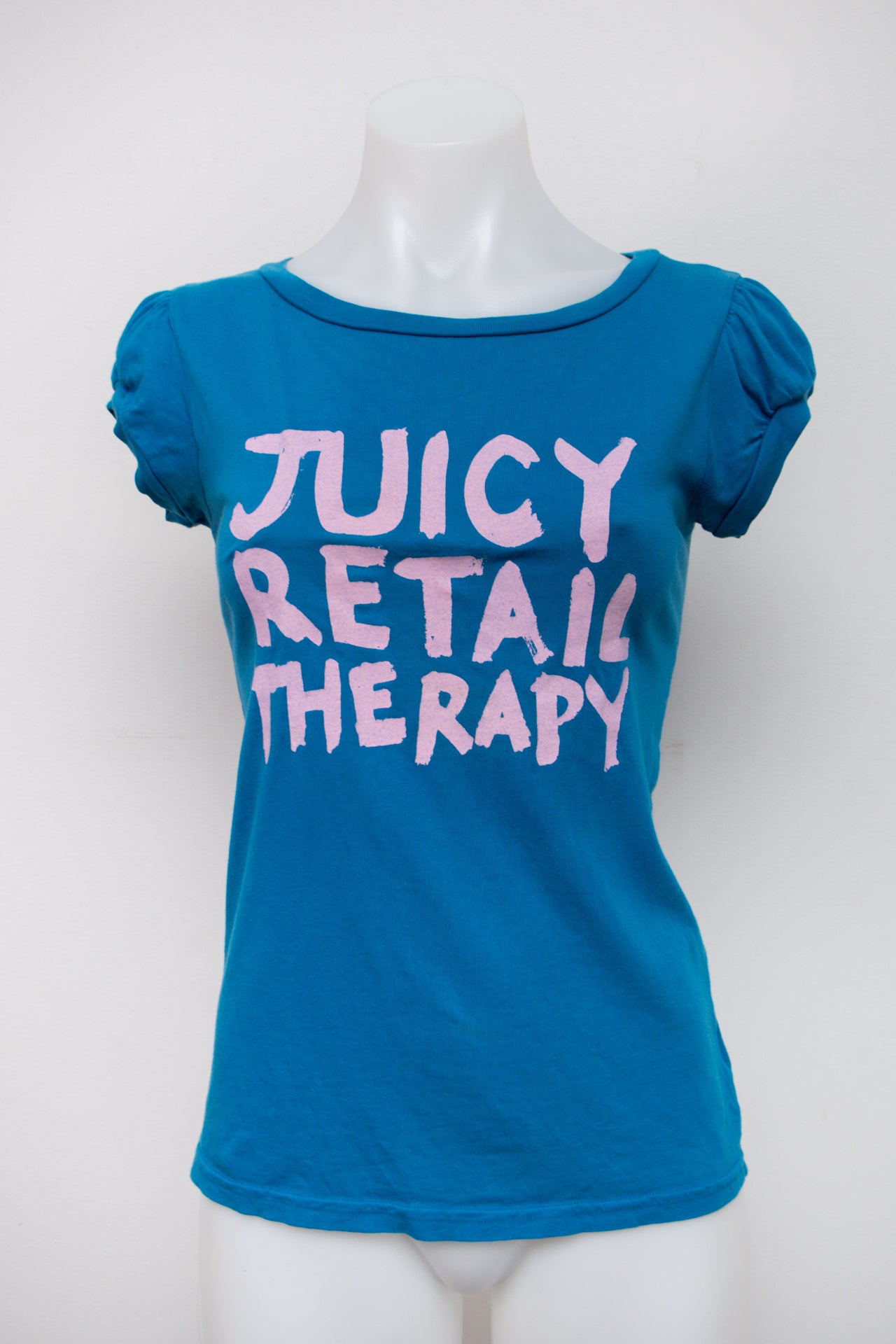 #52 Juicy Couture (label Text Visible: “juicy Couture”) T-shirt Blue | c. 195 | Size 8/10