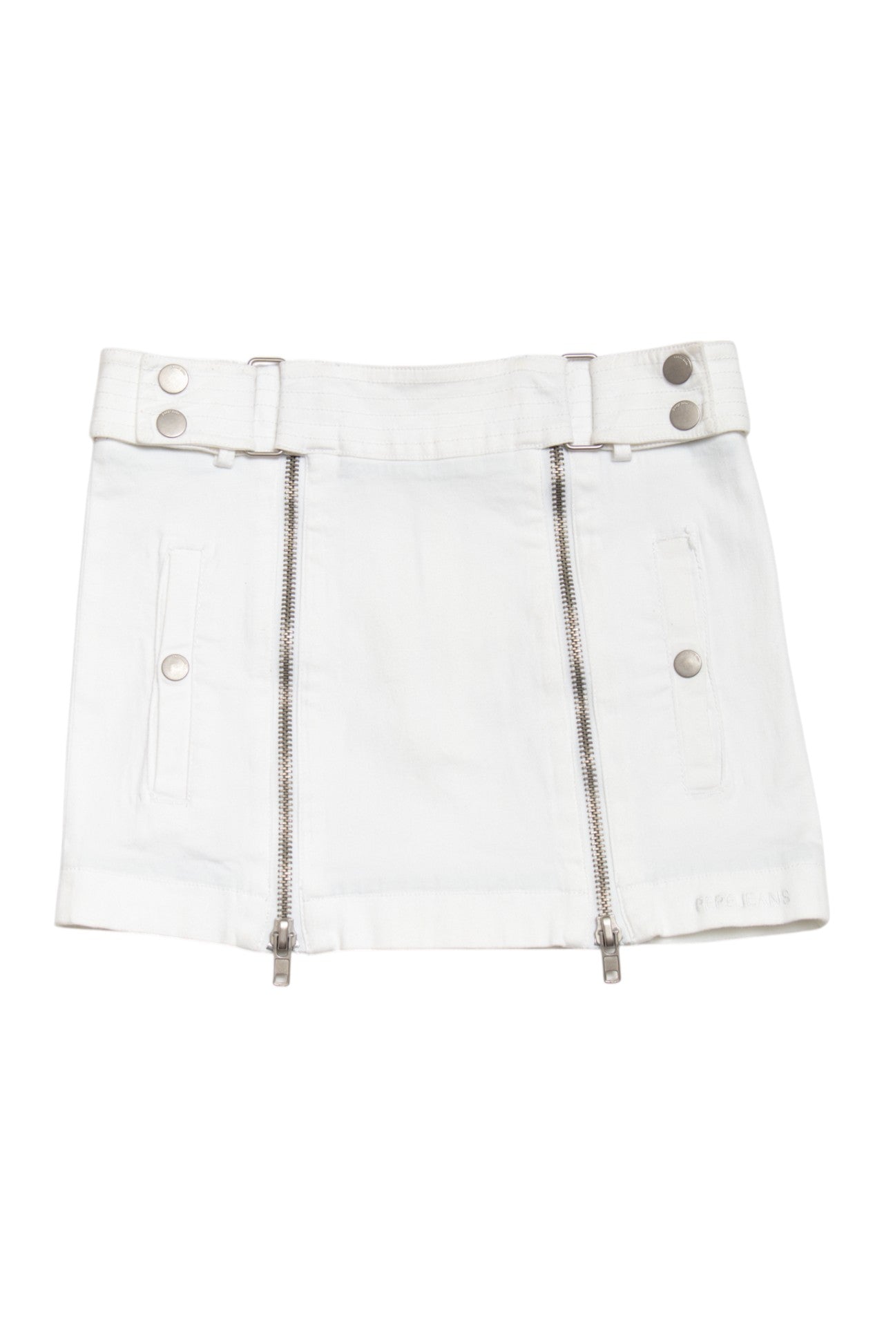 #152 Pepe Jeans London Mini Skirt White | c. 181 | Size 8
