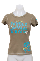 #052 Jennyfer Baby Tee Brown | c. 211 | Size 8