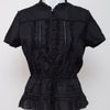 #064 Short Sleeve Black | c. 209 | Size 10