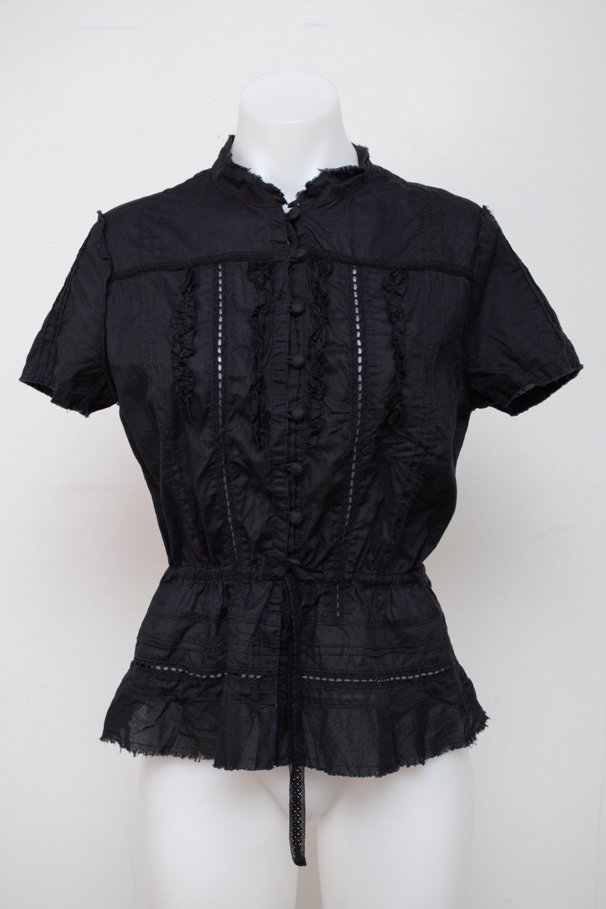 #064 Short Sleeve Black | c. 209 | Size 10