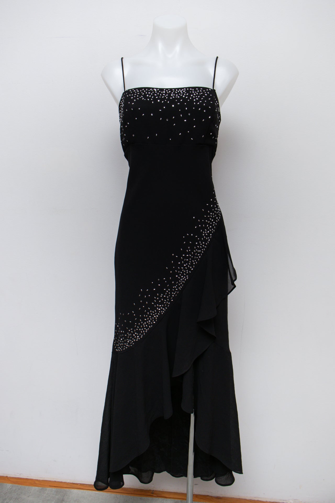 #153 Blondie Nites By Linda Bernell Camisole Dress Black | c. 192 | Size 10