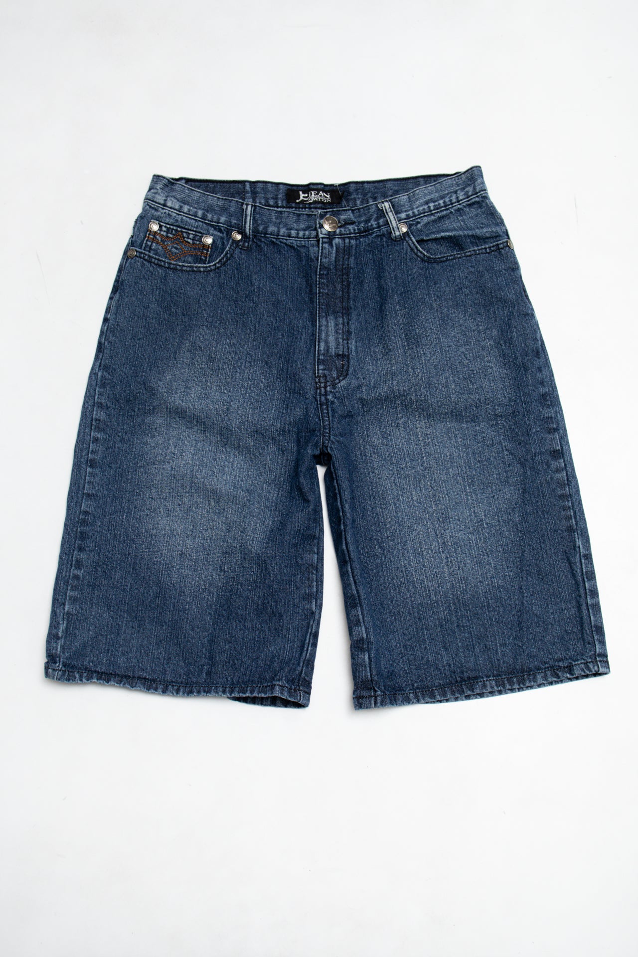 #112 Jean Station Denim Shorts Blue | c. 181 | Size 10