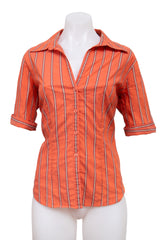 #043 New York & Company Long Sleeve Orange | c. 214 | Size 10