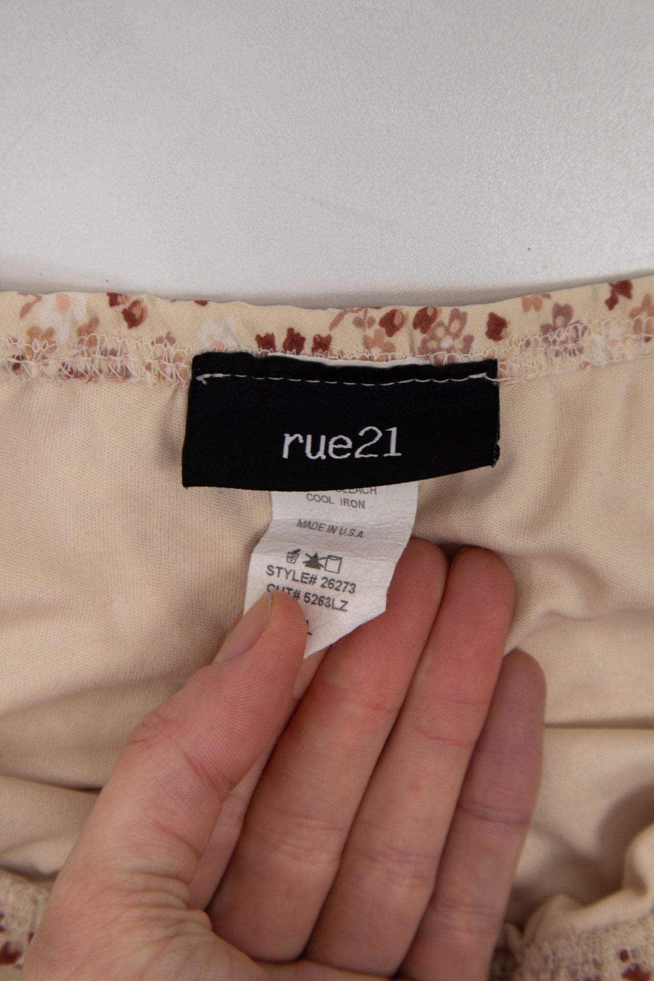 #164 Rue21 Skirt White | c. 198 | Size 10