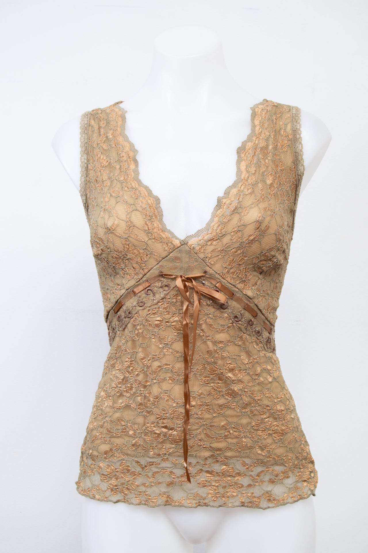 #055 Camisole Top Brown | c. 207 | Size 8
