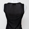 #034 Mioga D. Classic Fashion Camisole Top Black | c. 204 | Size 8