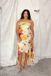 #123 Andy Anand Couture Gown Beige | c. 213 | Size 12