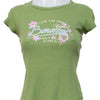 #089 United Colors Of Benetton T-shirt Green | c. 199 | Size 10