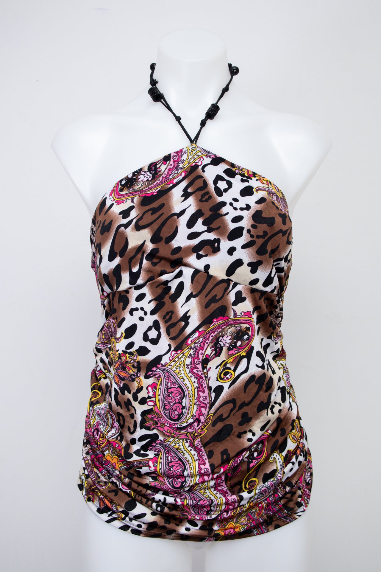 #056 Love Change Halter Top Brown | c. 200 | Size 8