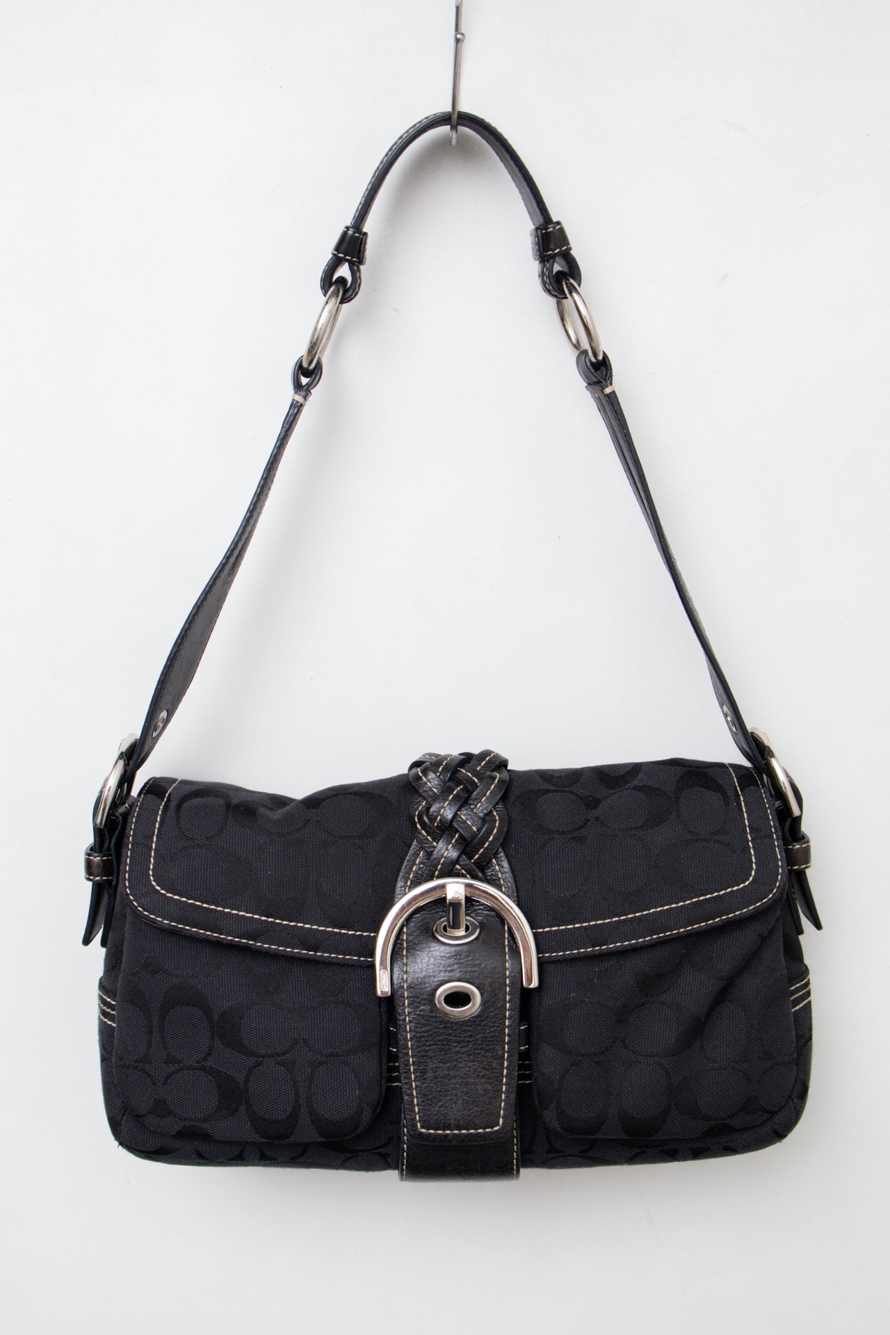 #180 Coach Shoulder Bag Black | c. 200 | Size