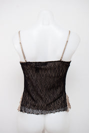 #123 Bisou Bisou By Michele Bohbot Cami Top Black | c. 206 | Size 8