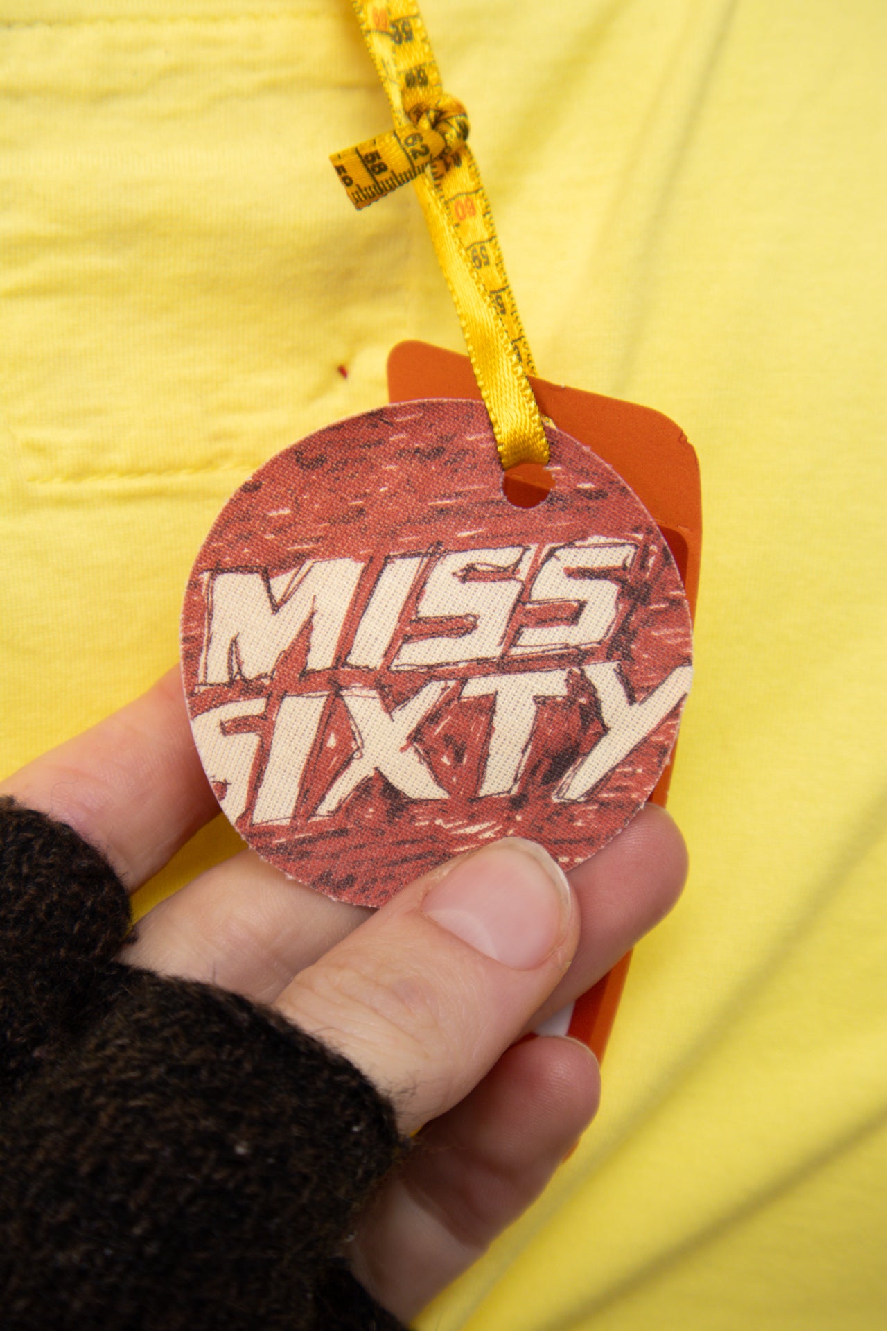 #160 Miss Sixty T-shirt Yellow | c. 206 | Size 6