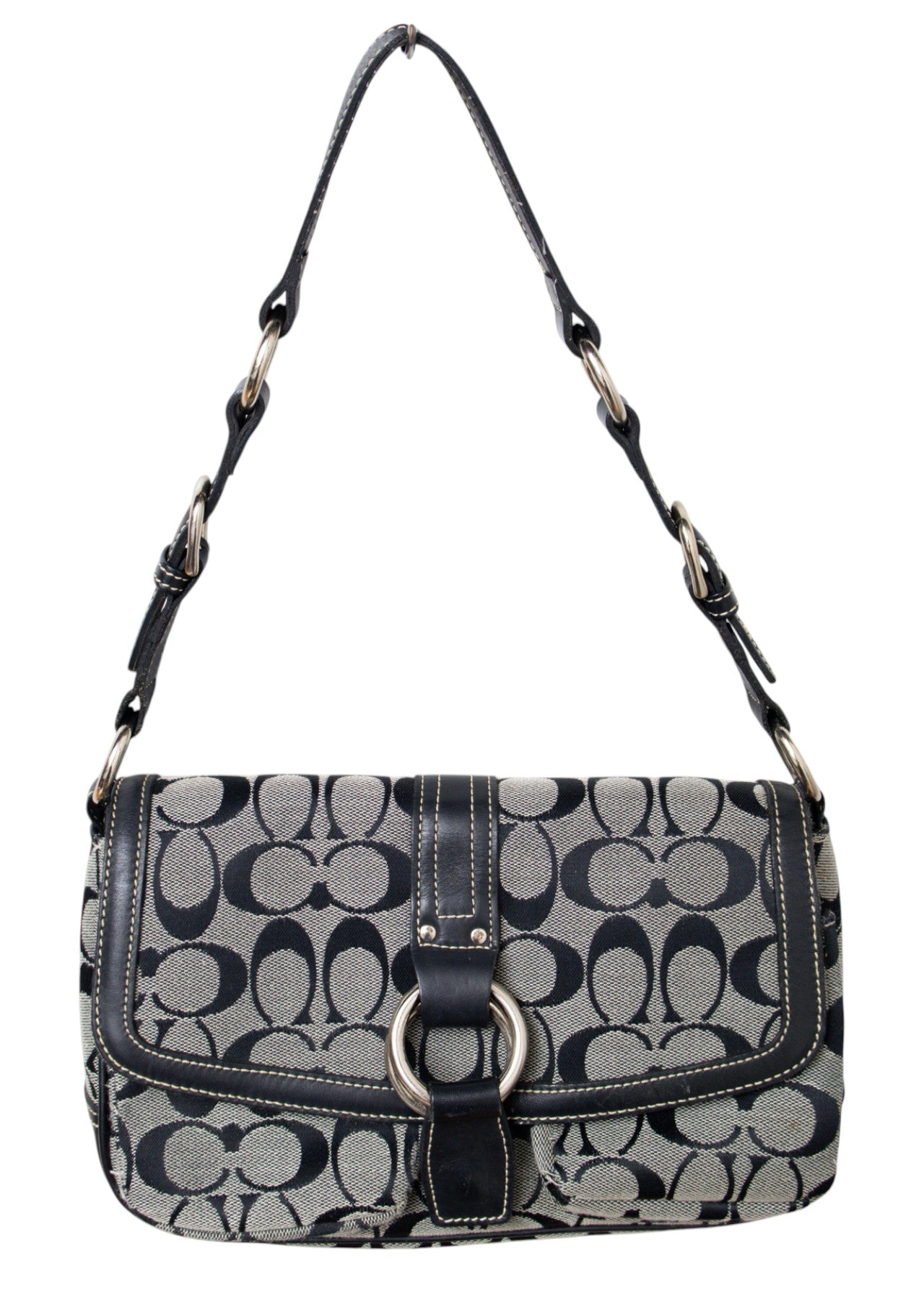 #164 Coach Bag Black | c. 214 | Size
