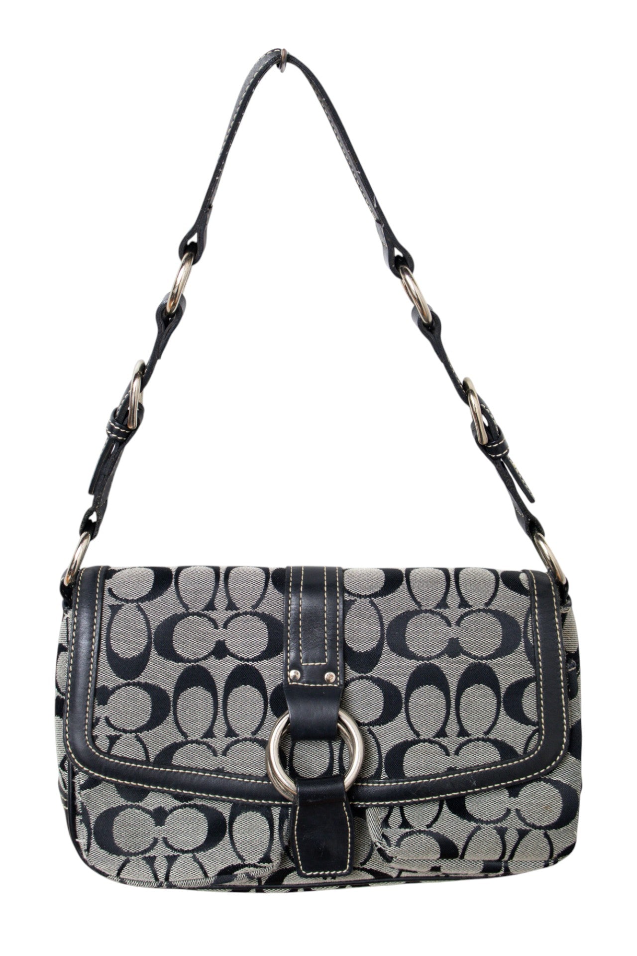#164 Coach Bag Black | c. 214 | Size