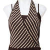 #007 Halter Top Brown | c. 201 | Size 8