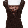 #46 Ax Paris Cami Top Brown | c. 194 | Size 10/12