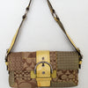 #185 Coach Flat Soho Bag Brown | c. 196 | Size