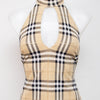 #098 Burberry London Halter Top Beige | c. 206 | Size 8