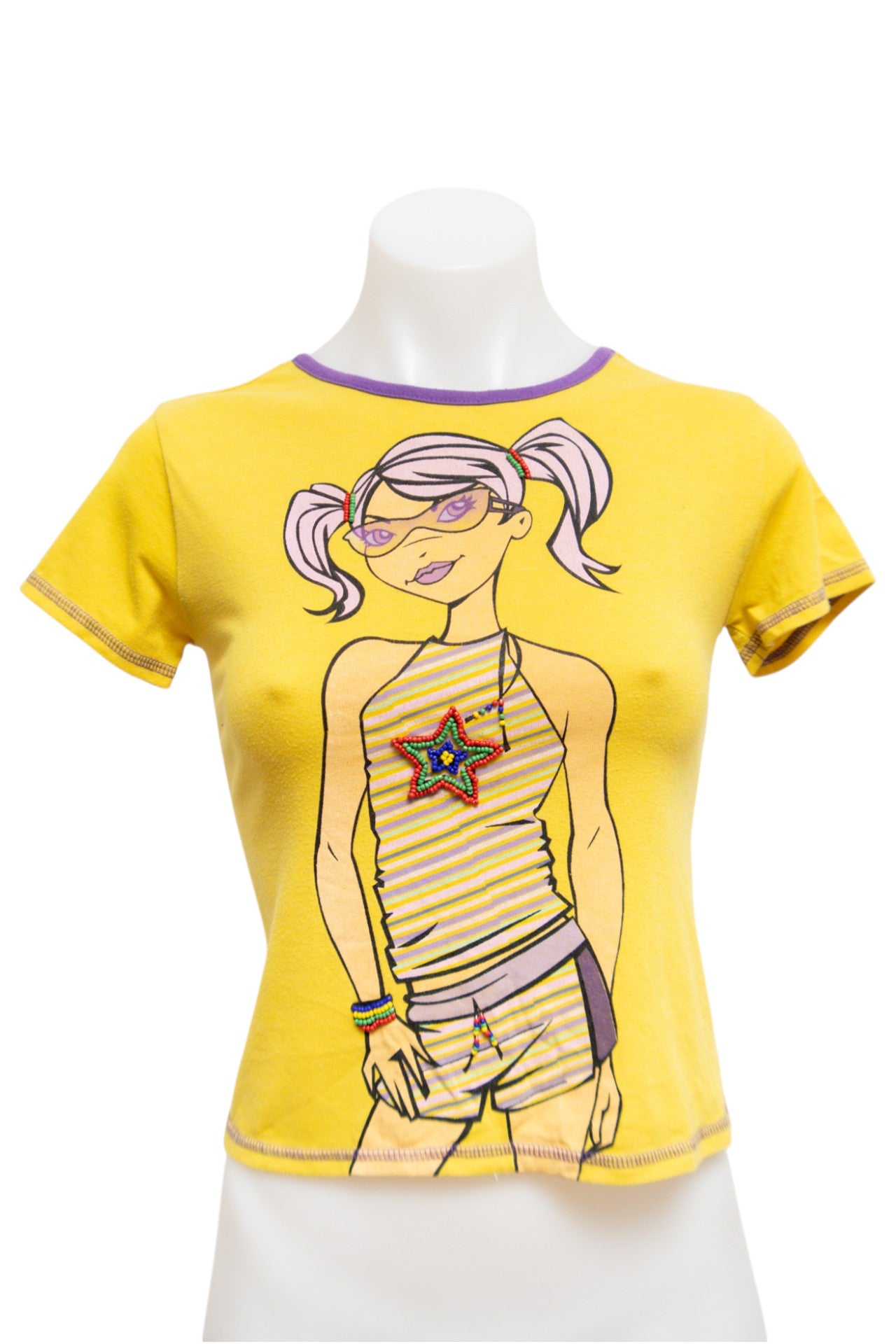 #20 Creem T-shirt Yellow | c. 180 | Size 8