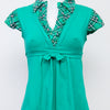 #085 Fabulous Fashion Camisole Top Green | c. 200 | Size 8
