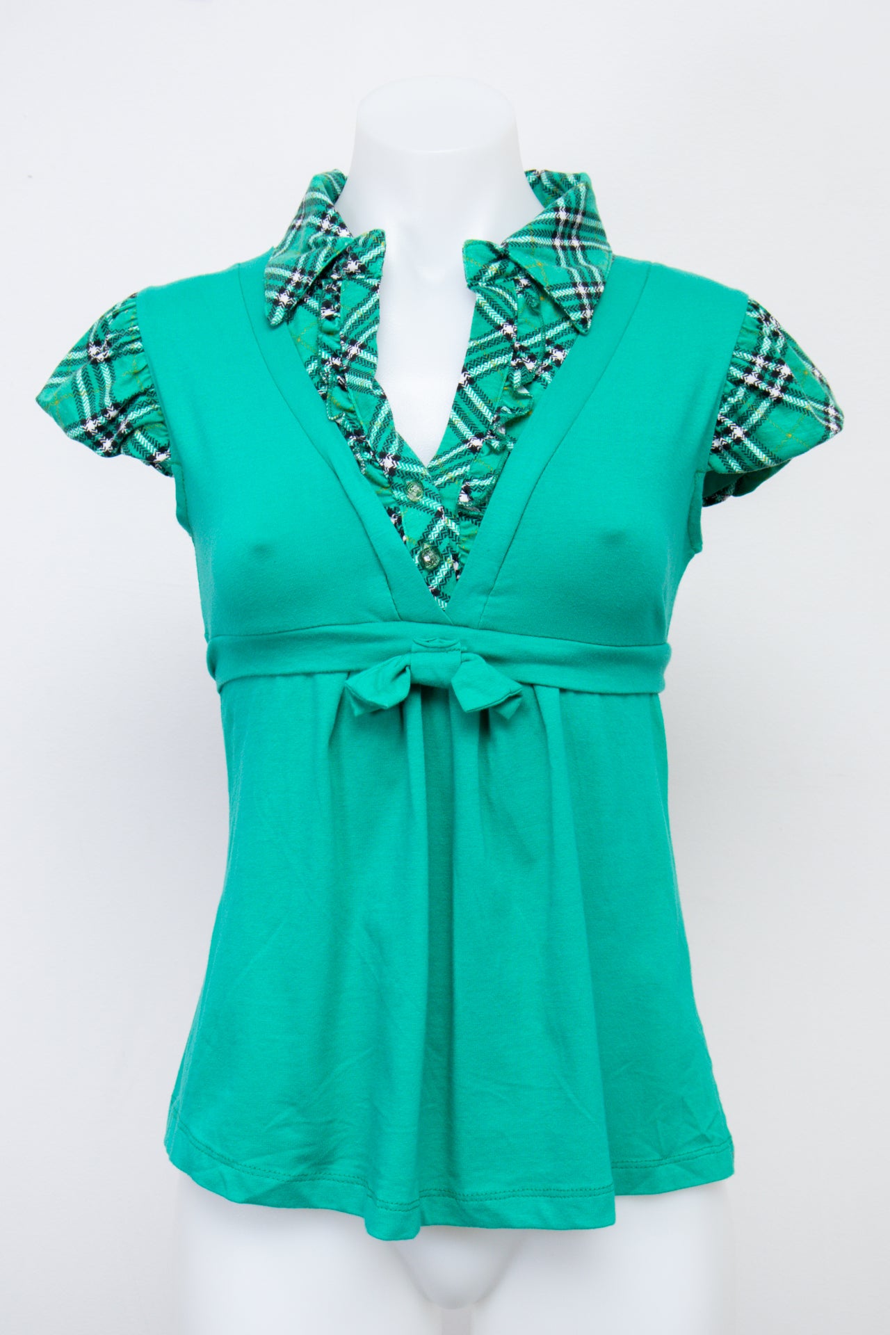 #085 Fabulous Fashion Camisole Top Green | c. 200 | Size 8