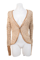 #146 Vera Vera Wang Cardigan  Top Gold | c. | Size 8