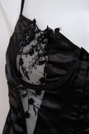 #036 Dreamgirl Cami Black | c. | Size Apporx 10/8C