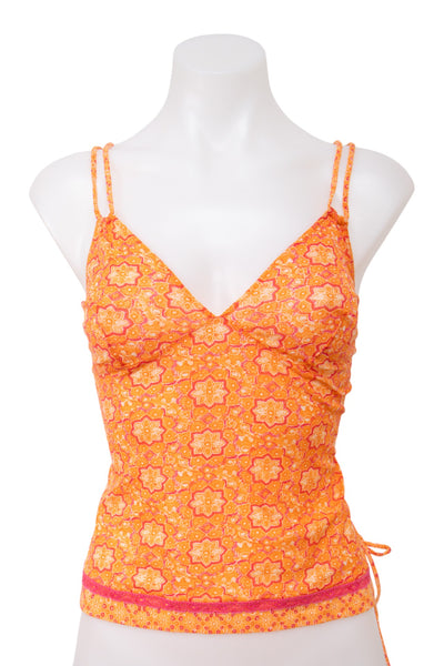 #19 Etam Cami Top Orange | c. 198 | Size 12