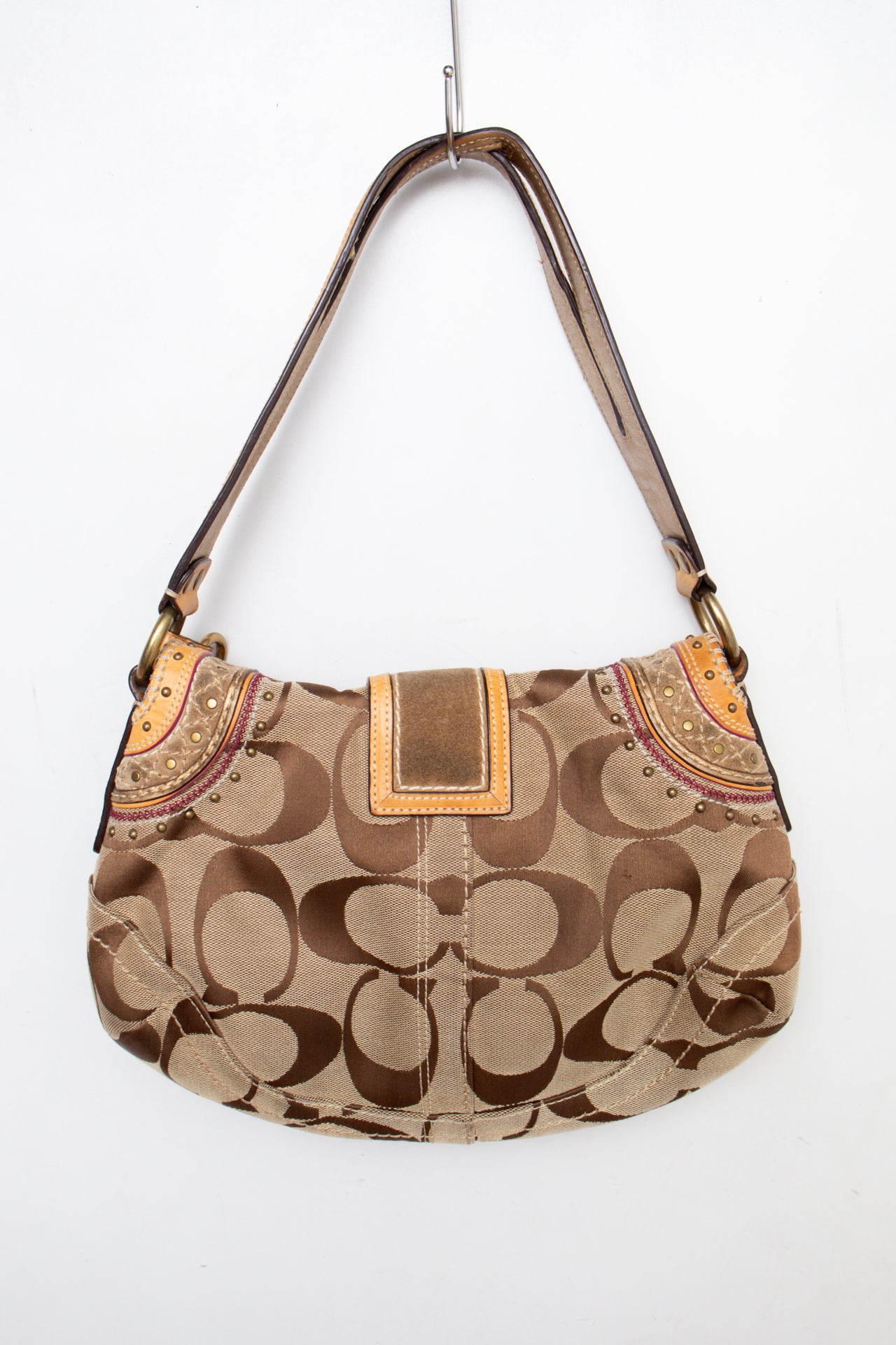 #200 Coach Shoulder Bag Brown | c. 201 | Size