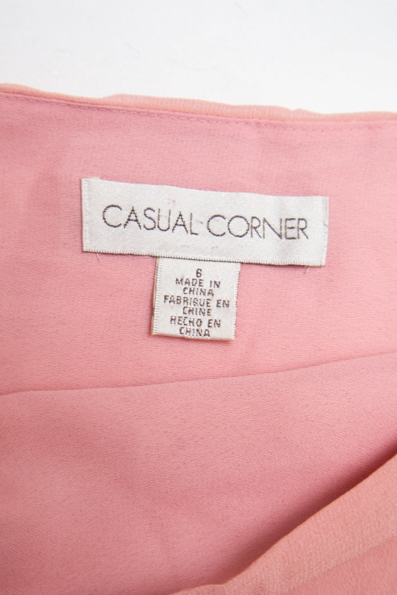 #162 Casual Corner Skirt Pink | c. 207 | Size 8