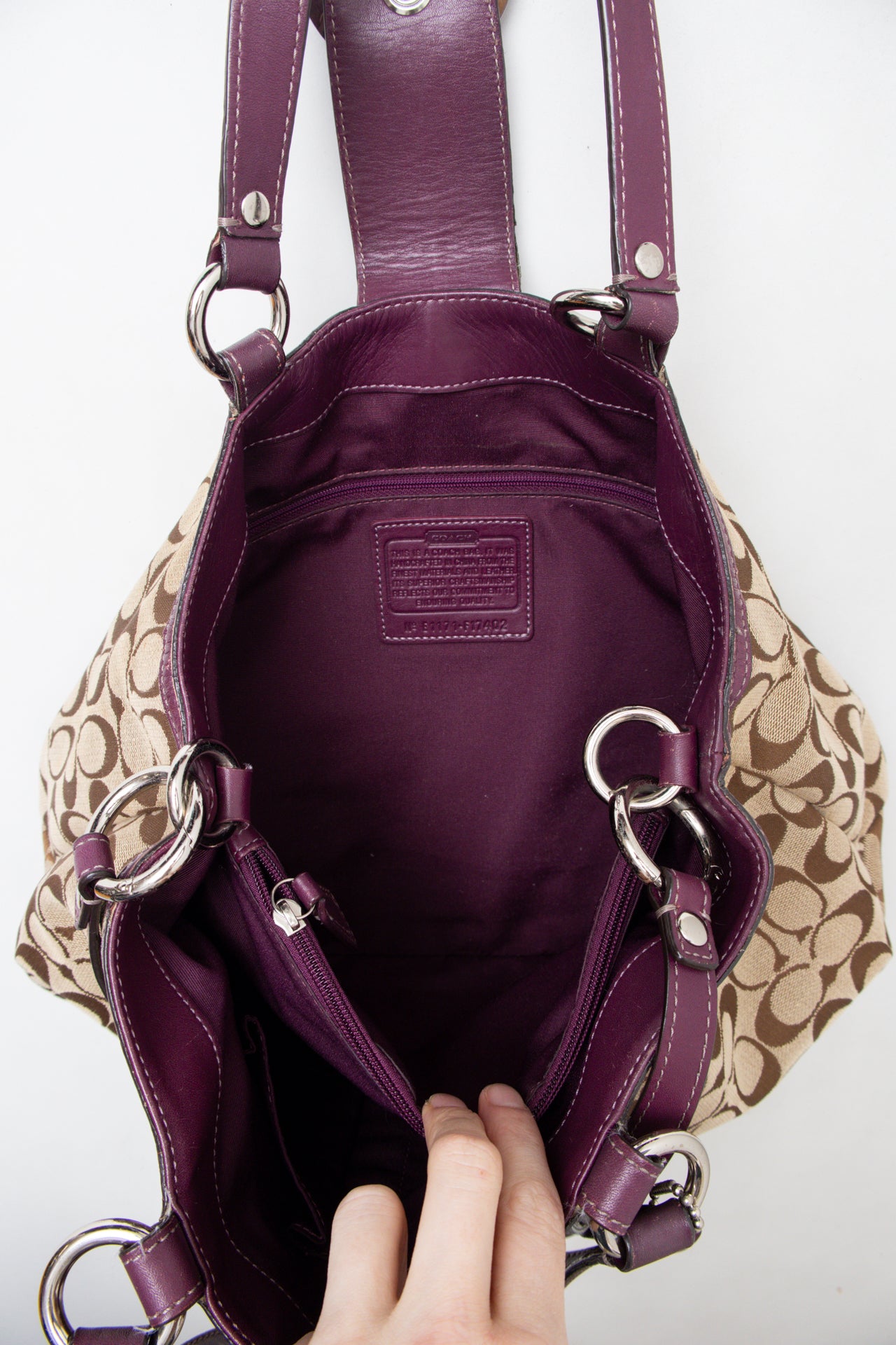 #184 Coach Shoulder Bag Brown | c. 200 | Size