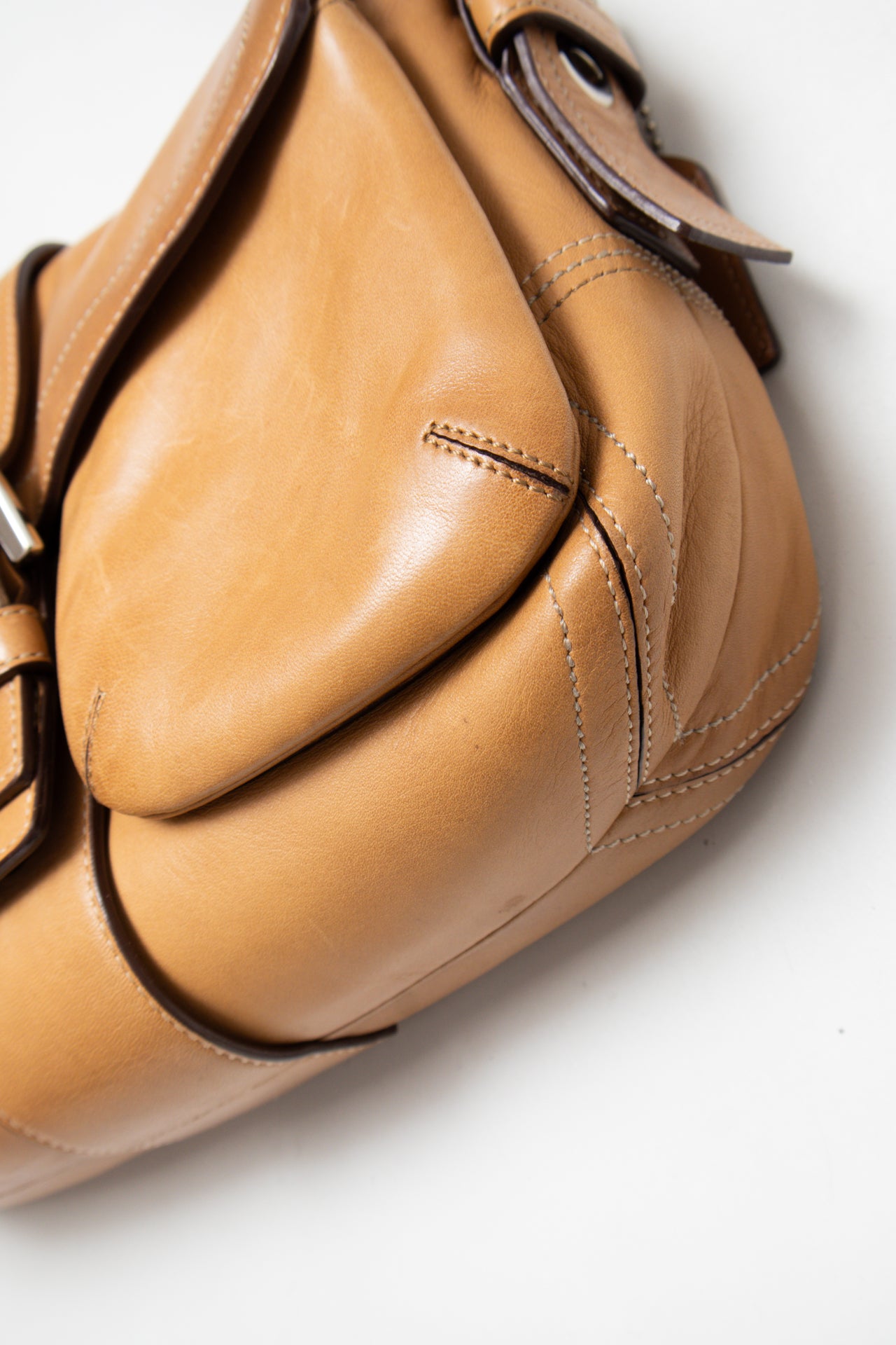 #161 Coach Shoulder Bag Brown | c. 187 | Size