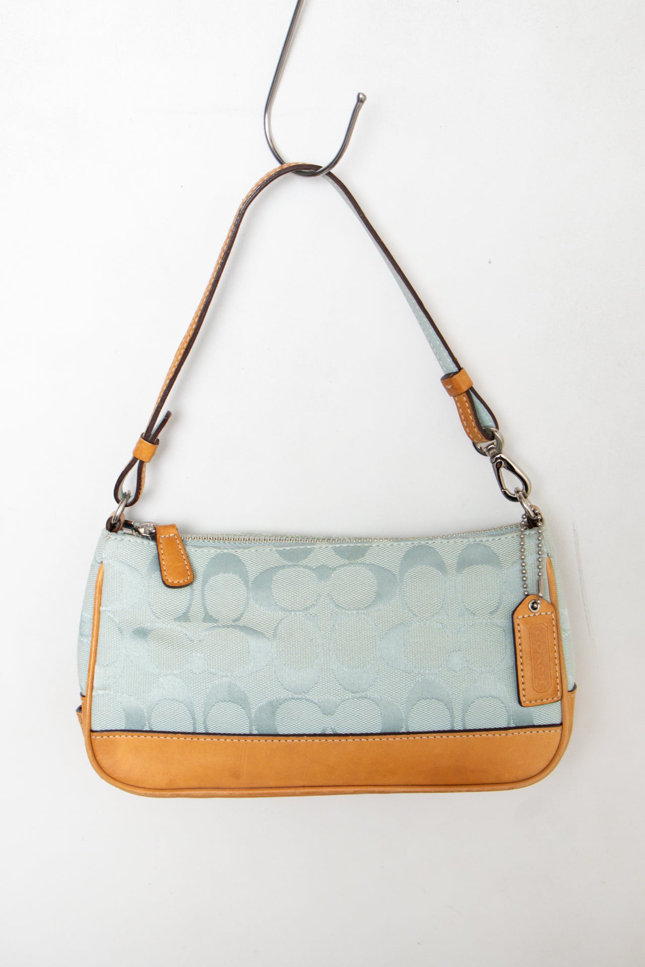 #167 Coach Shoulder Bag Blue | c. 183 | Size