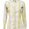 #060 Ariat Long Sleeve Yellow | c. 209 | Size 8