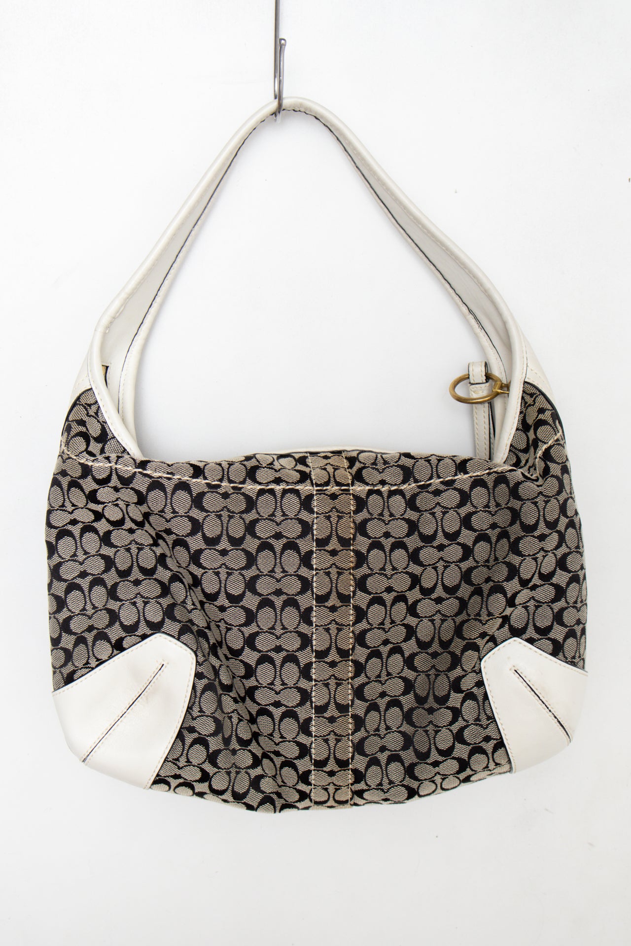 #177 Coach Shoulder Bag Black | c. 187 | Size