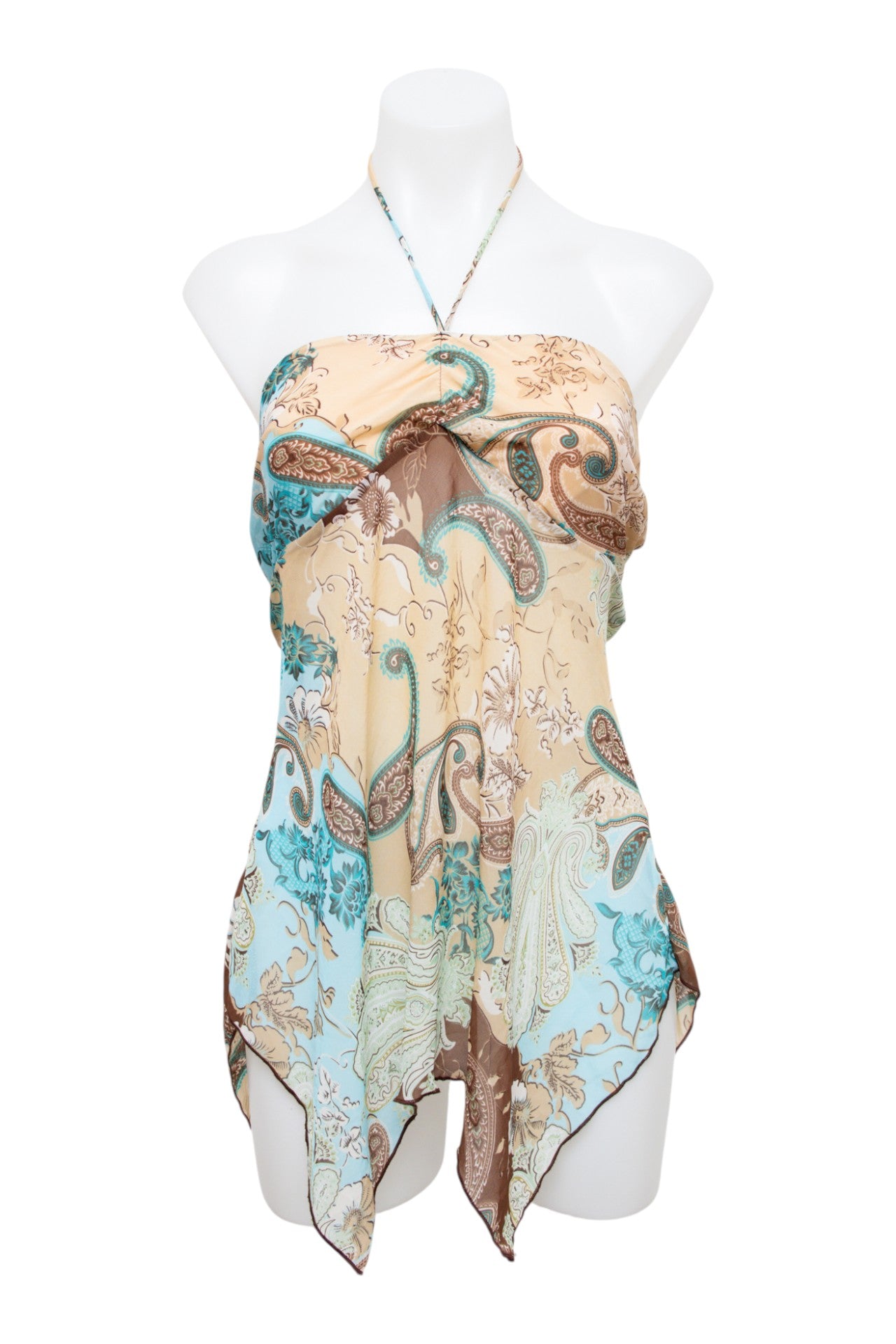 #002 Halter Top Blue | c. 203 | Size 10