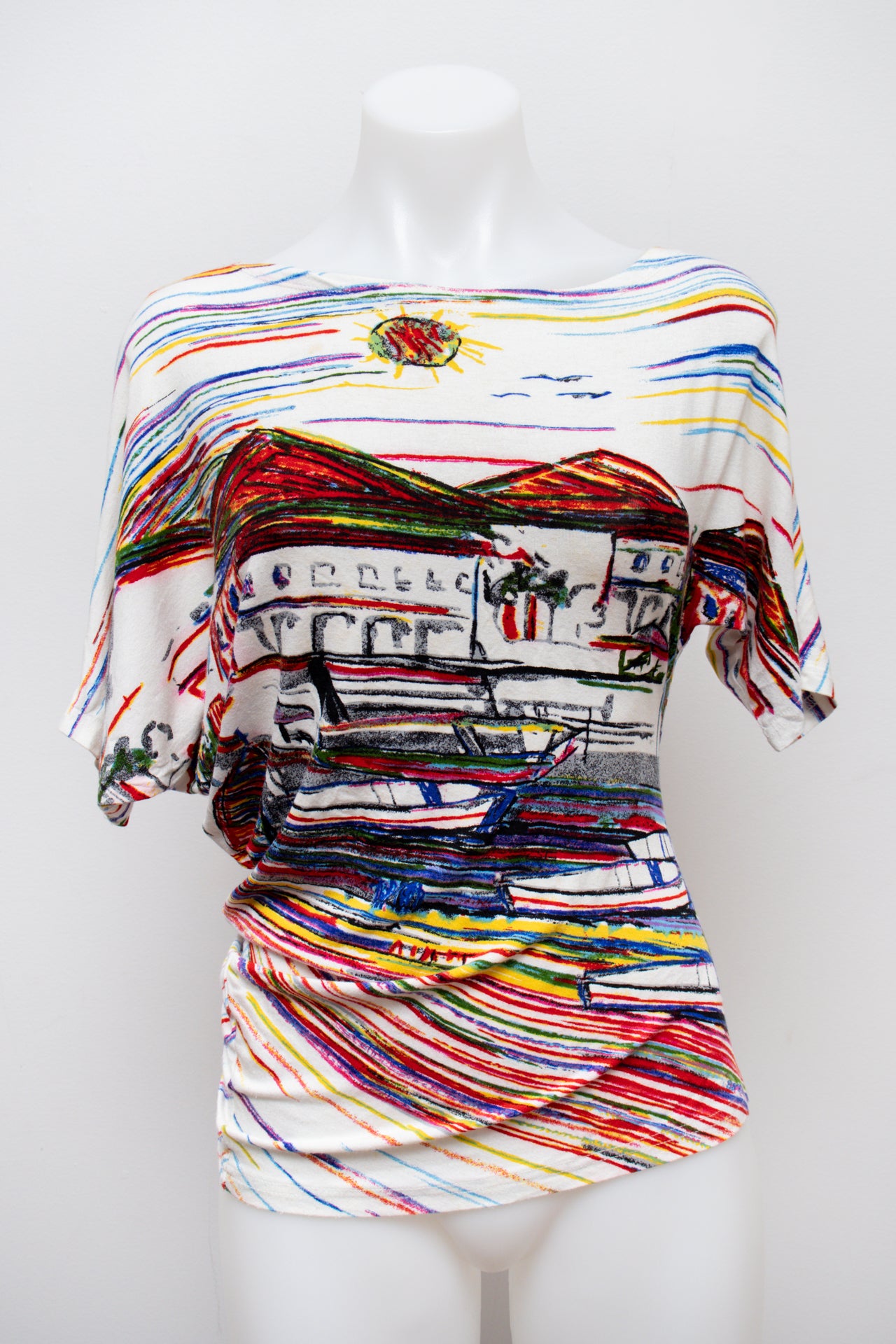 #46 Intrama S/m T-shirt White | c. 192 | Size 8