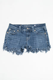 #124 Miss Me Booty Short Blue | c. 210 | Size 6