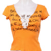 #158 Kiabi Woman Cami Top Orange | c. 206 | Size 8